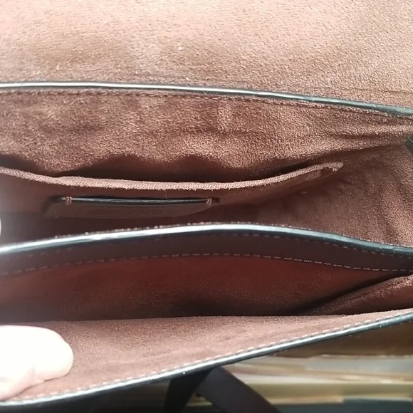 Coach Red and Brown Crossbody Bag - Picture 11 of 13